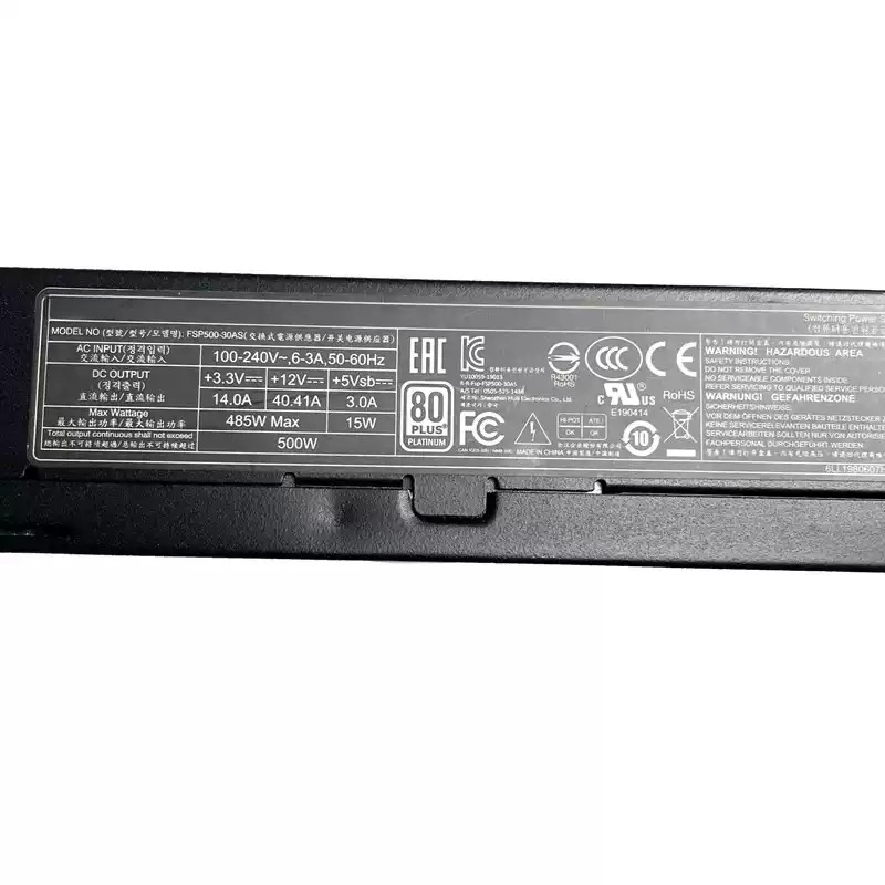 FSP500-30AS Flex ATX 1U PSU 50 - огляд і ціна Atx Power Supply 1U Flex 500W